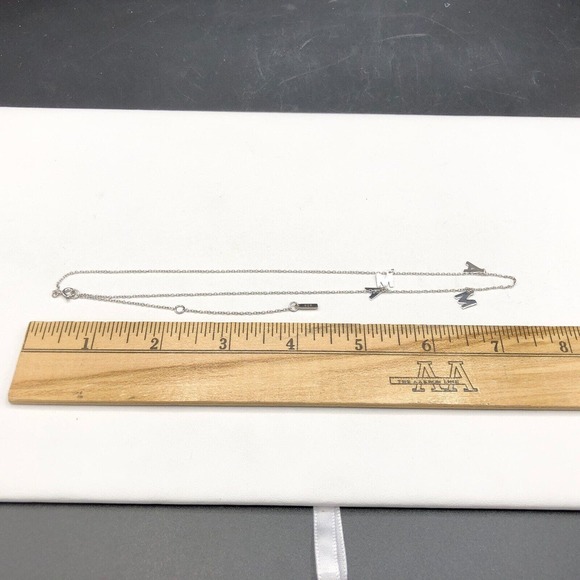 Adornia Necklace "MAMA" 925 Sterling Silver Mothers Gift 18" Dainty Shaker Chain - Picture 5 of 5